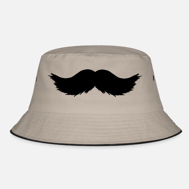 Schnurrbart Bucket Hat