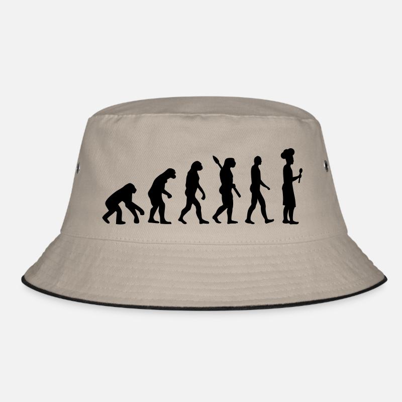 Evolution Koch - Bucket Hat - Khaki/Schwarz
