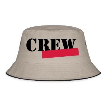crew member - Bucket Hat - khaki/black - Front