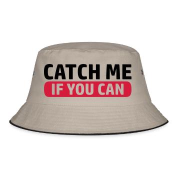 Game Catch Me - Bucket Hat - khaki/black - Front