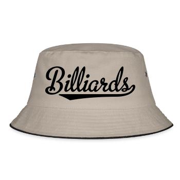 billiards - Bucket Hat - Khaki/Schwarz - Vorne