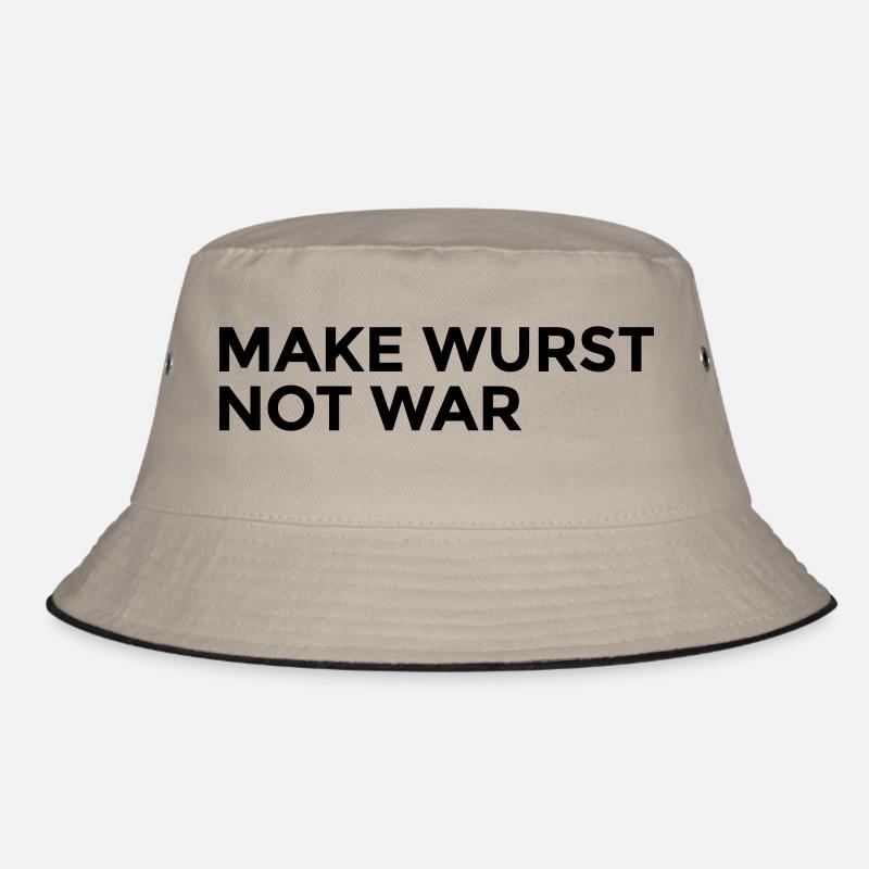 make wurst not war - Bob - kaki/noir