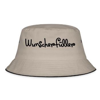 wish fulfillers - Bucket Hat - khaki/black - Front