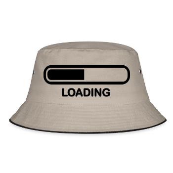 Loading bar - Bucket Hat - khaki/black - Front