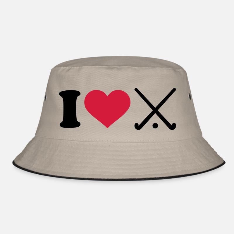 Hockey - Bucket Hat - Khaki/Schwarz