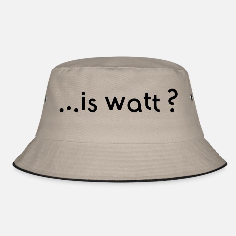 is watt - Bucket Hat - Khaki/Schwarz