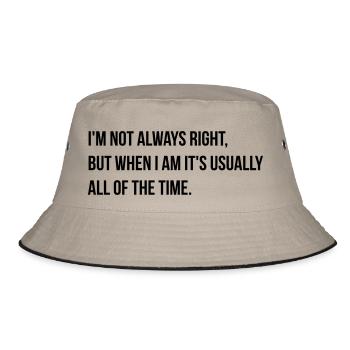 always right - Bob - kaki/noir - Devant