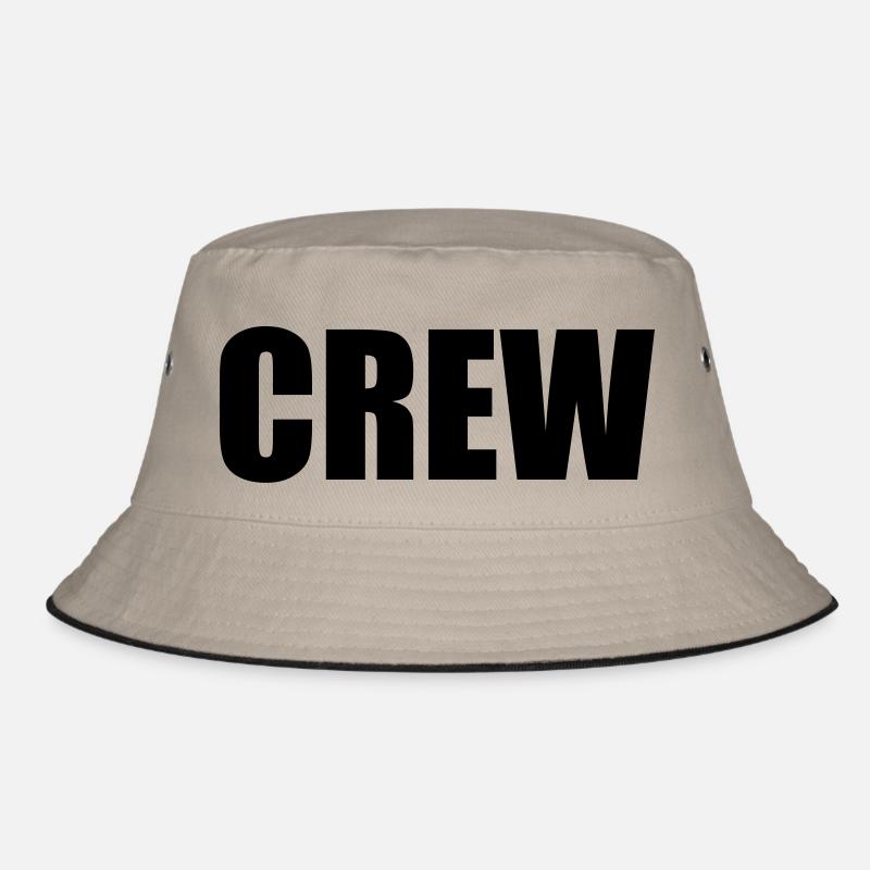 crew - Bucket Hat - Khaki/Schwarz