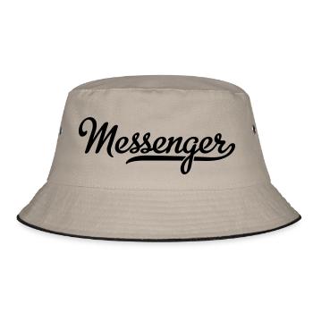 Bicycle courier - Bucket Hat - khaki/black - Front