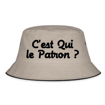 c'est QUI le Patron ? - Bob - kaki/noir - Devant