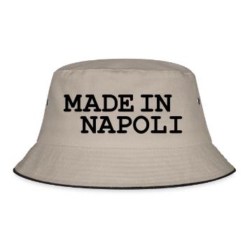 Napoli - Bucket Hat - Khaki/Schwarz - Vorne