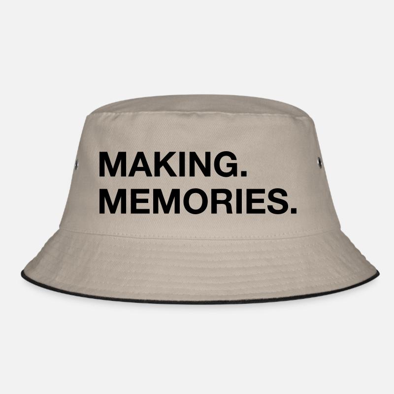 making memories - Bucket Hat - Khaki/Schwarz
