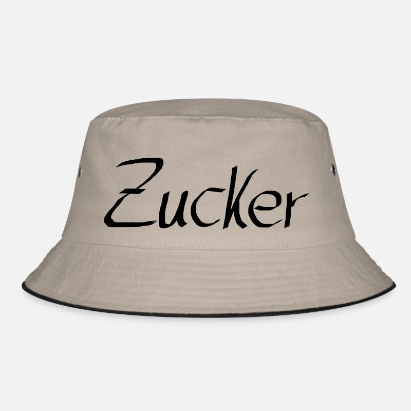 zucker - Bucket Hat - Khaki/Schwarz
