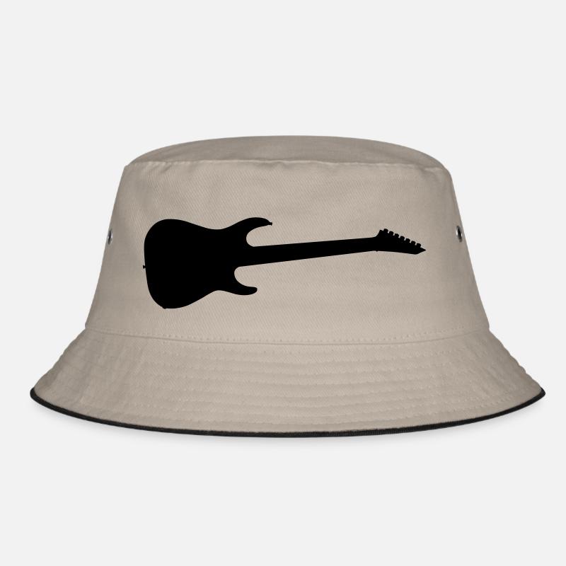 Gitarre Schwarz Bucket Hat