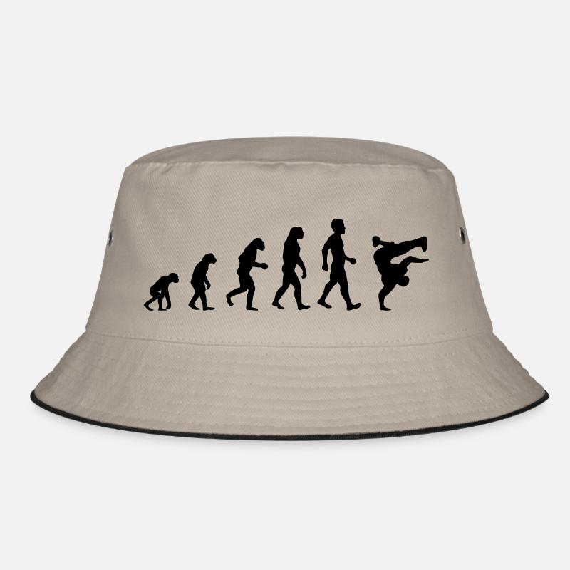 Evolution Breakdance Motiv als Geschenk Bucket Hat