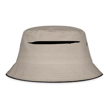 Rogue tines There's nothing here Doodle 1c - Bucket Hat - khaki/black - Front
