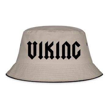 Vikings - Bucket Hat - Khaki/Schwarz - Vorne