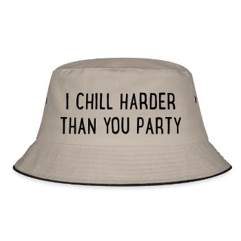 Chill - Bucket Hat - khaki/black - Front