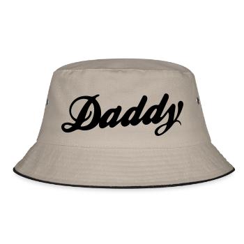 Vati - Bucket Hat - Khaki/Schwarz - Vorne