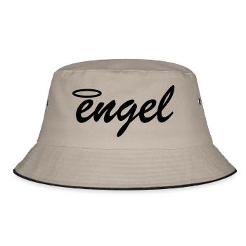 engel heiligenschein - Bucket Hat - Khaki/Schwarz - Vorne