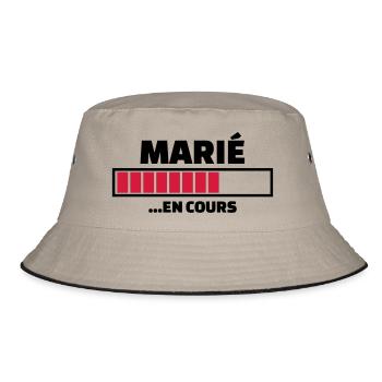 marié en cours - Bob - kaki/noir - Devant