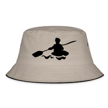 canoe - Bucket Hat - khaki/black - Front