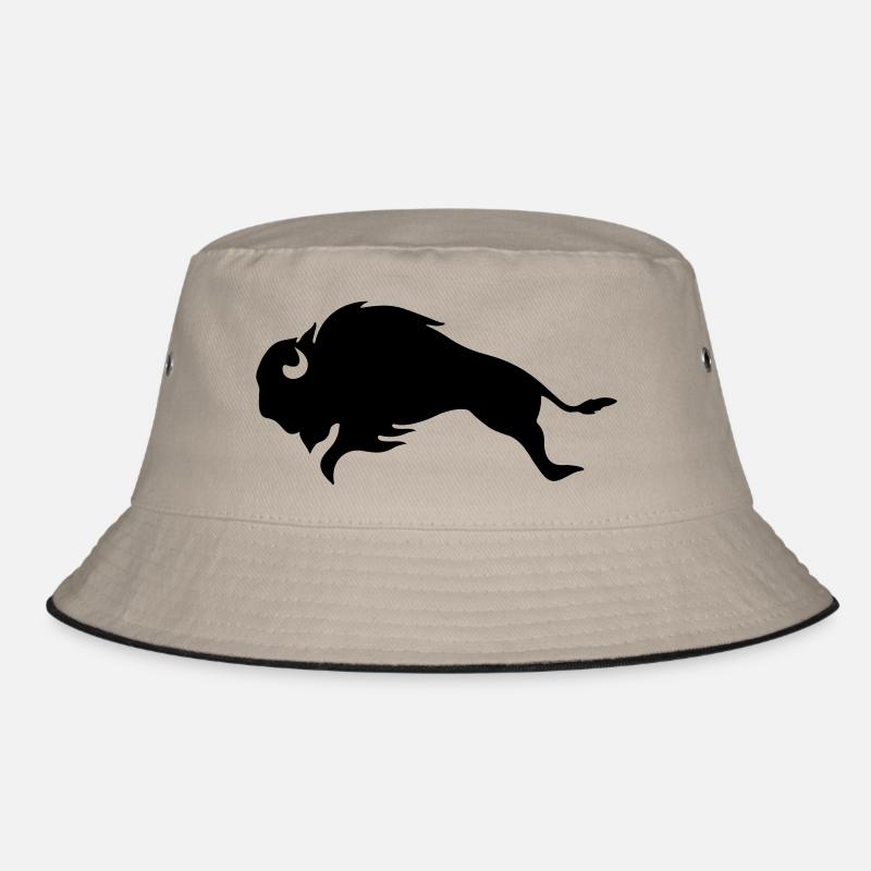 BLACK BISON BULL Bucket Hat