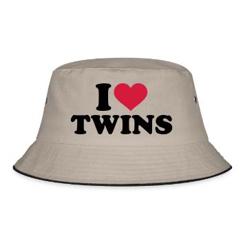 I love twins - Bob - kaki/noir - Devant