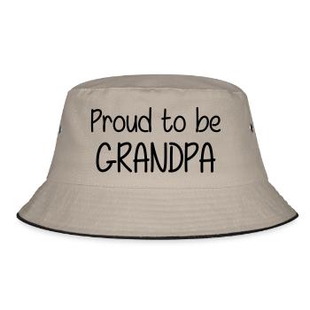 Proud to be Grandpa - Bob - kaki/noir - Devant