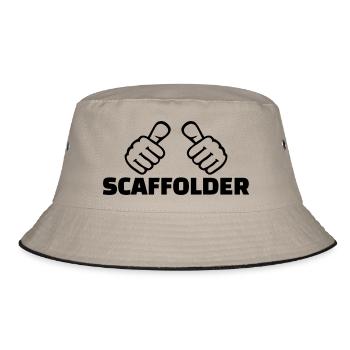Scaffolder - Bucket Hat - khaki/black - Front