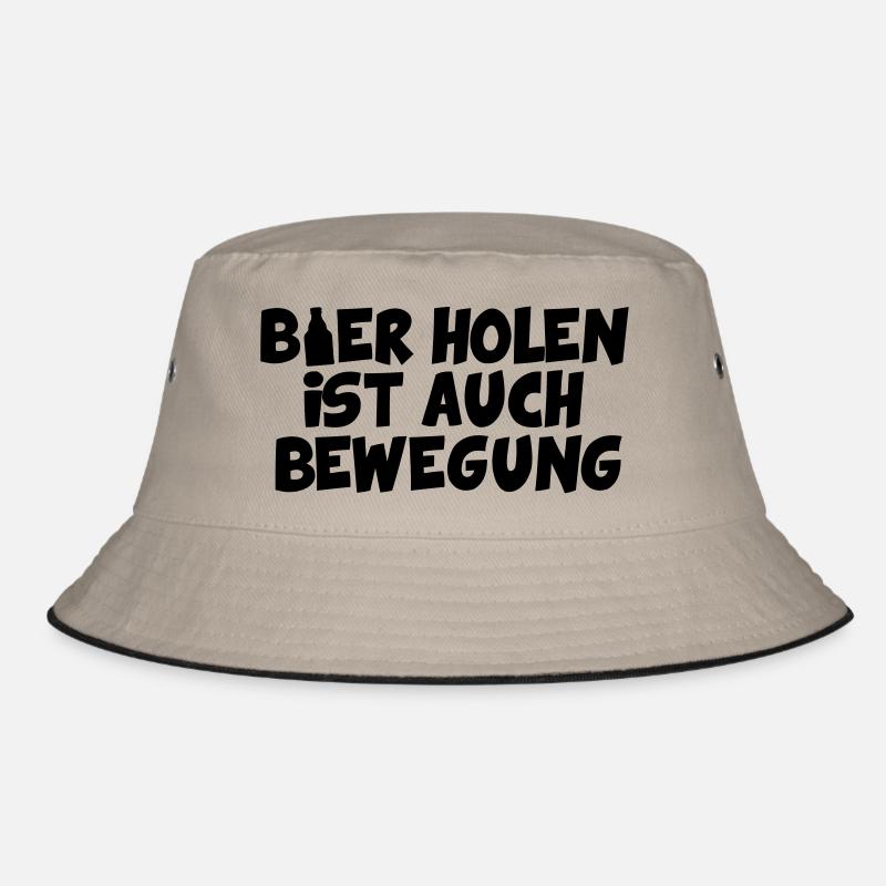 BIER HOLEN IST AUCH BEWEGUNG Bucket Hat