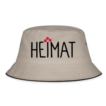 Heimat - Bucket Hat - Khaki/Schwarz - Vorne
