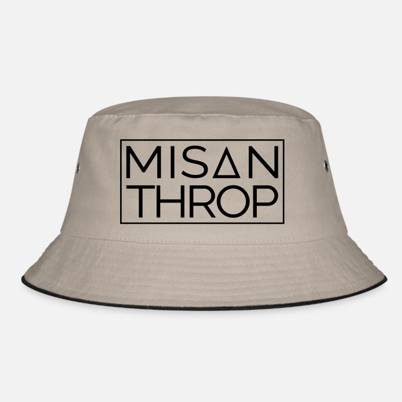 misanthrope - Bucket Hat - khaki/black