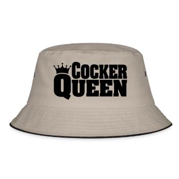 COCKER QUEEN Cocker Spaniel - Bucket Hat - khaki/black - Front