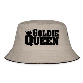 GOLDIE QUEEN Golden Retrievers - Bucket Hat - khaki/black - Front