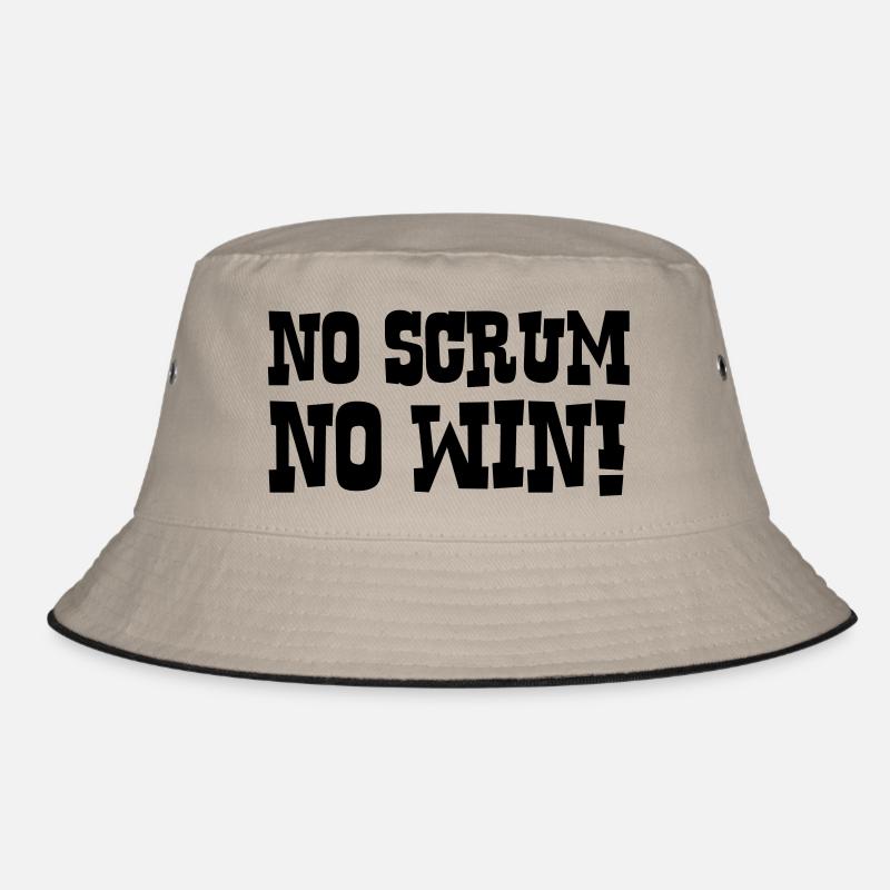 Rugby-Gedränge - Bucket Hat - Khaki/Schwarz