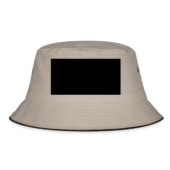 rectangle - Bucket Hat - khaki/black - Front