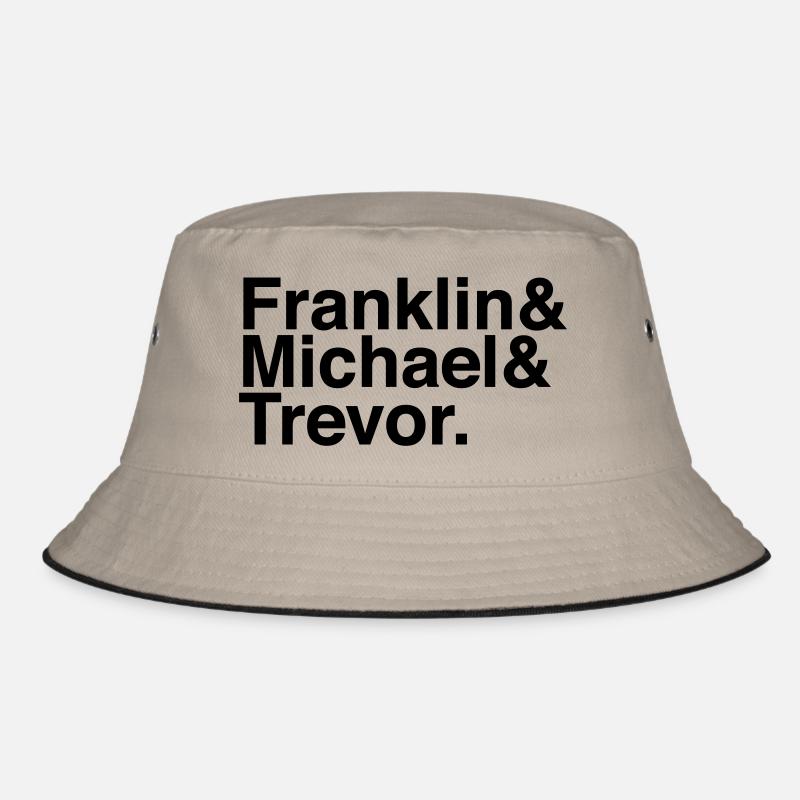 GTA 5 – Franklin&Michael&Trevor. - Bucket Hat - Khaki/Schwarz