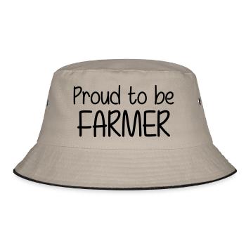 Proud to be Farmer - Bob - kaki/noir - Devant
