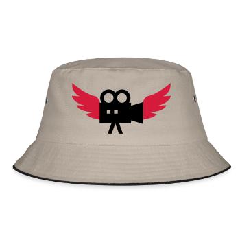 Cameraman / Camera / Kameramann / Kamera - Bucket Hat - khaki/black - Front