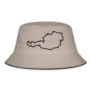 Austria - Bucket Hat - khaki/black - Front