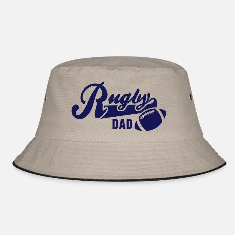 Rugby DAD - Bucket Hat - khaki/black