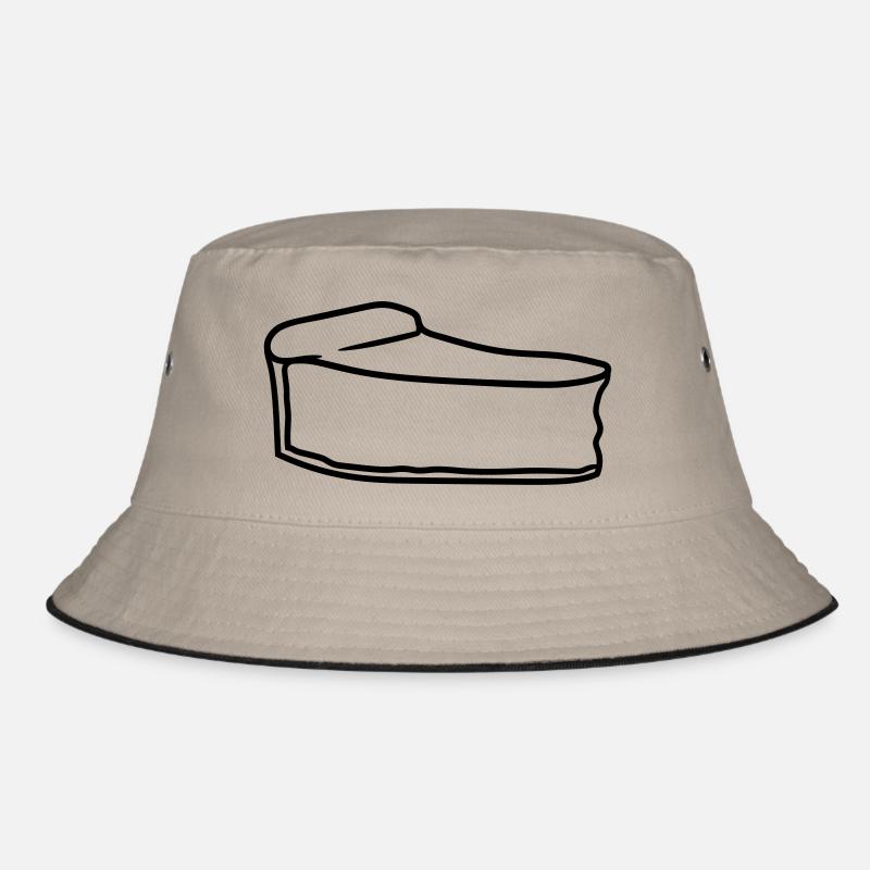 cake kaesekuchen schnittchen plate delicious hunge Bucket Hat