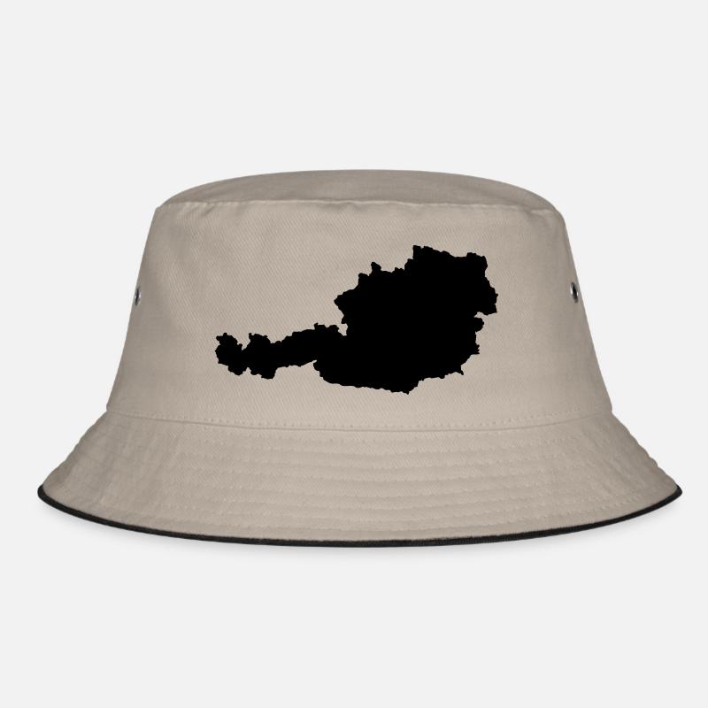 Austria Map Bucket Hat