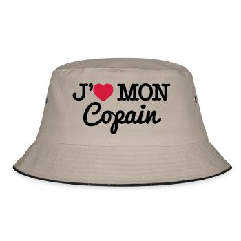 J'aime mon copain - Bob - kaki/noir - Devant