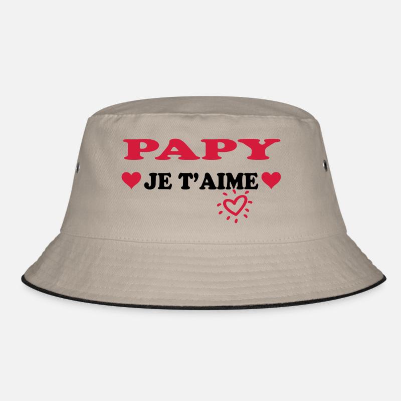 Papy je t'aime Bucket Hat