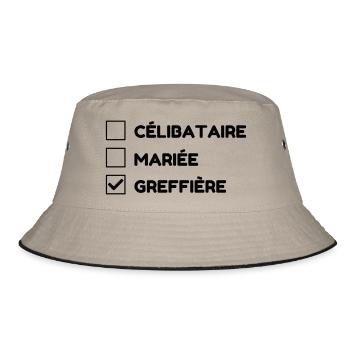 greffier / greffe / tribunal / justice / juge - Bob - kaki/noir - Devant