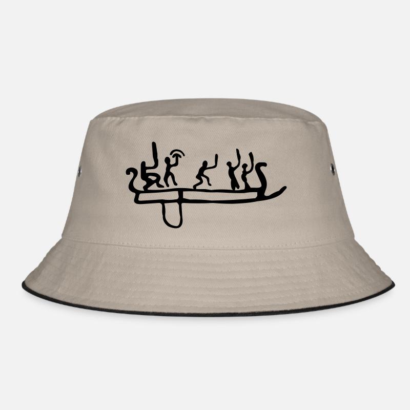 Viking Norge - Bucket Hat - Khaki/Schwarz