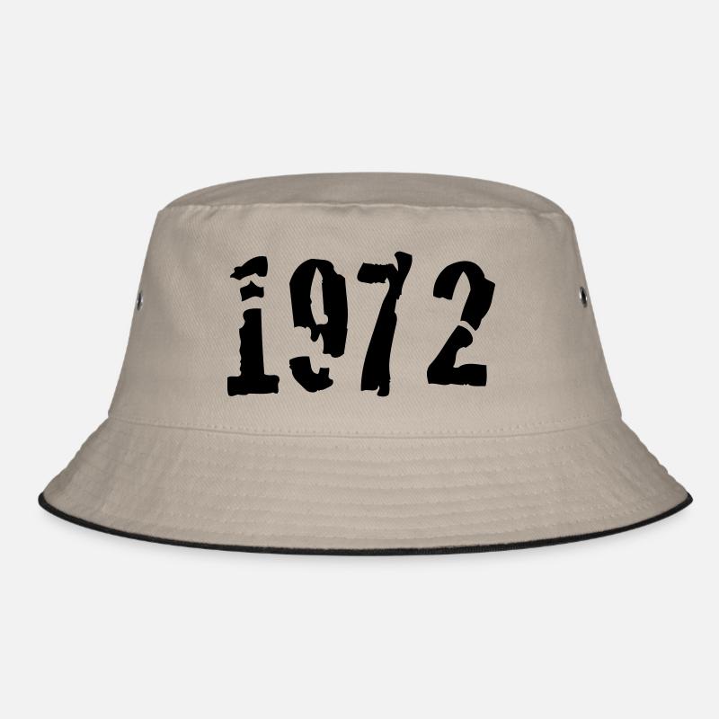 1972 - Bucket Hat - Khaki/Schwarz