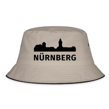Nürnberg - Bucket Hat - Khaki/Schwarz - Vorne